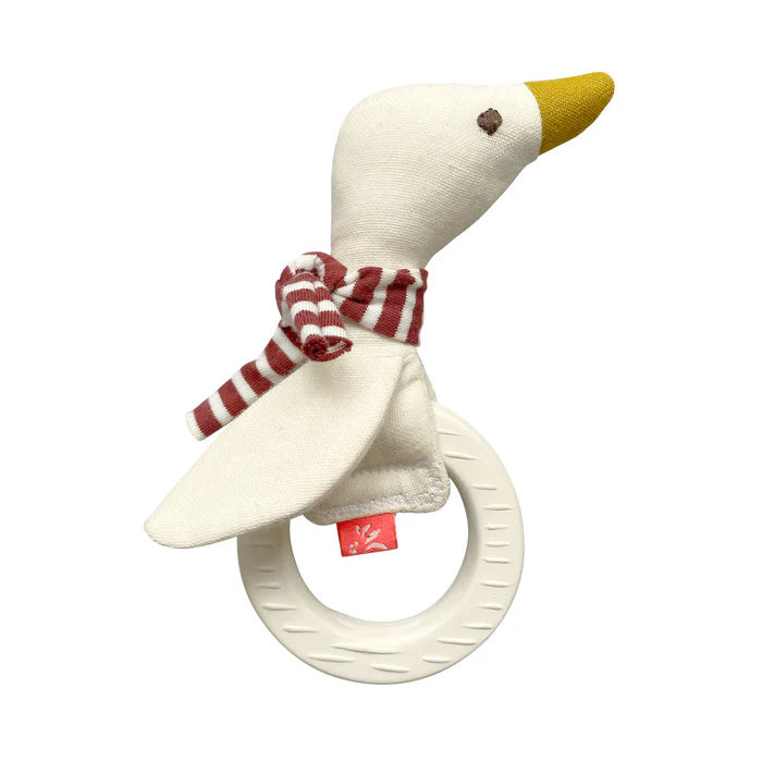 Beissring Gans mit Rassel