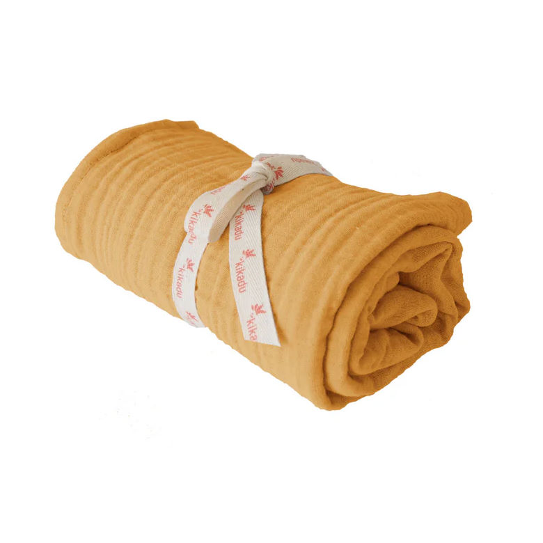 Tuch Muslin Klein Gelb