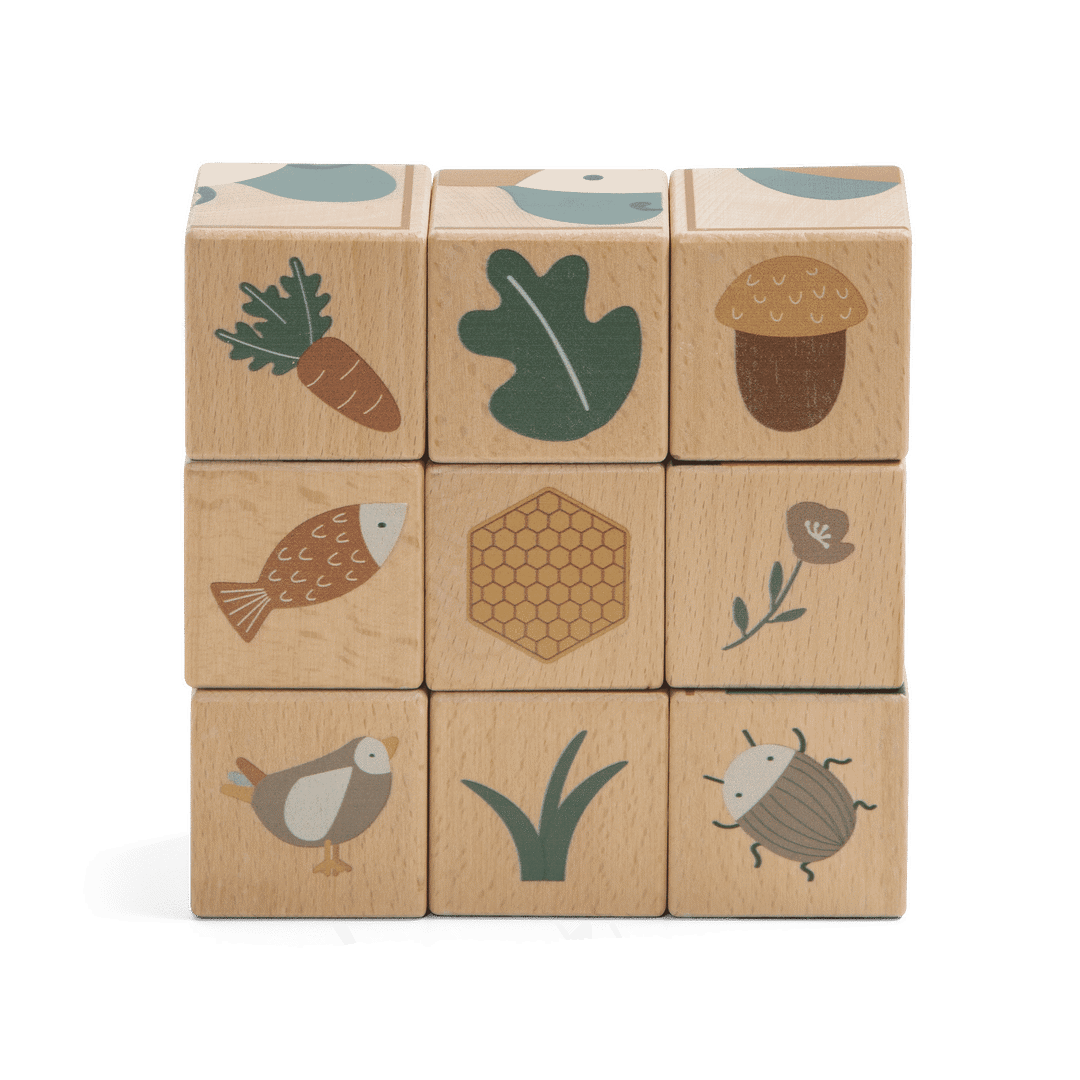 Würfel-Puzzle Woodland 7