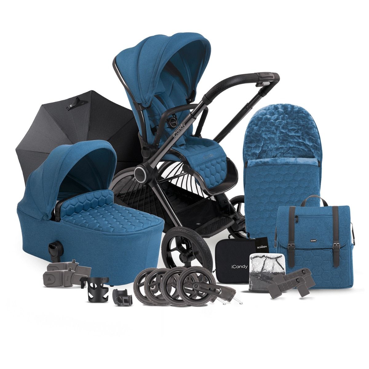 Kinderwagen Core Summer Bundle Blau