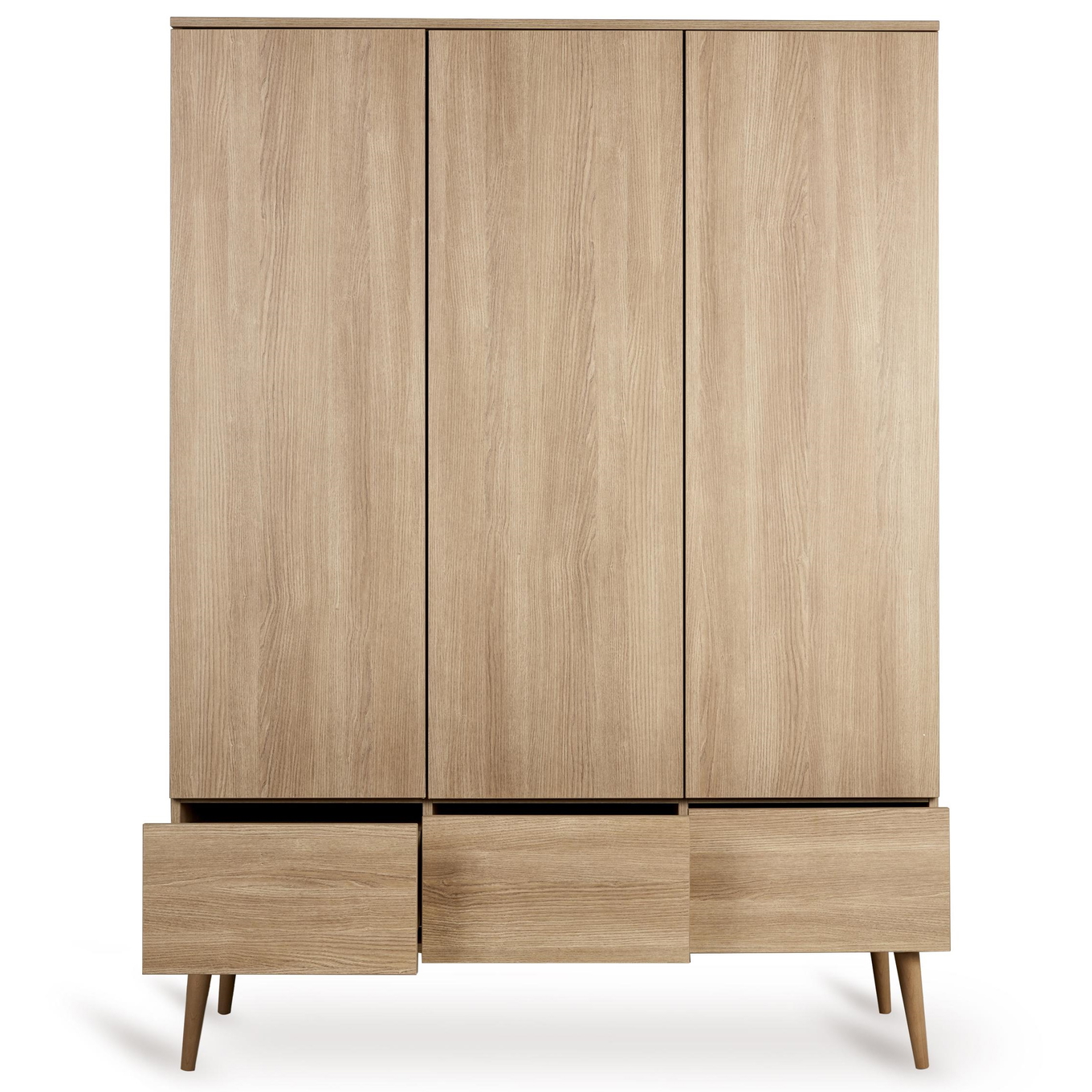 Kleiderschrank Flow Honey Ash, 3-türig 3