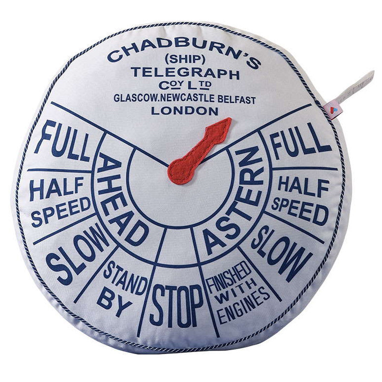 Dekokissen Sailor Ship Clock