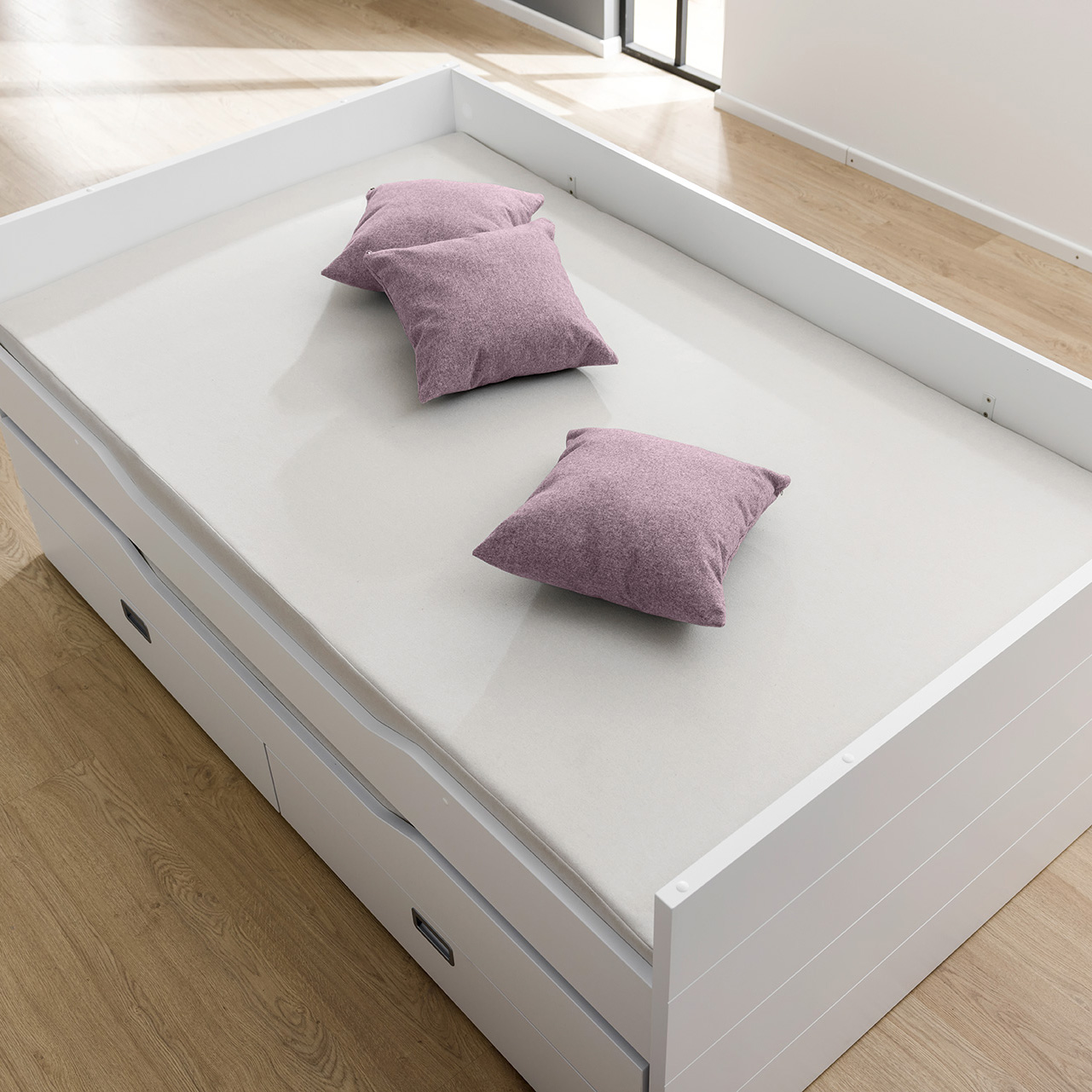 Partykissen aus Mikrofaser Dunkelrosa