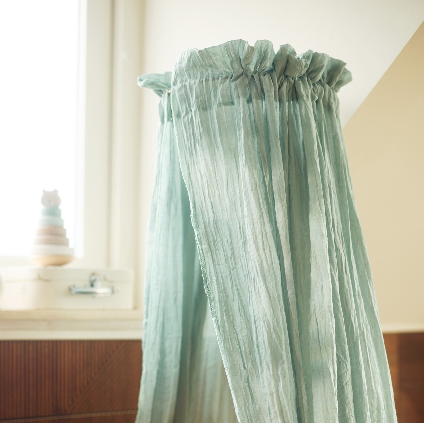 Betthimmel Vintage Sea Green #2