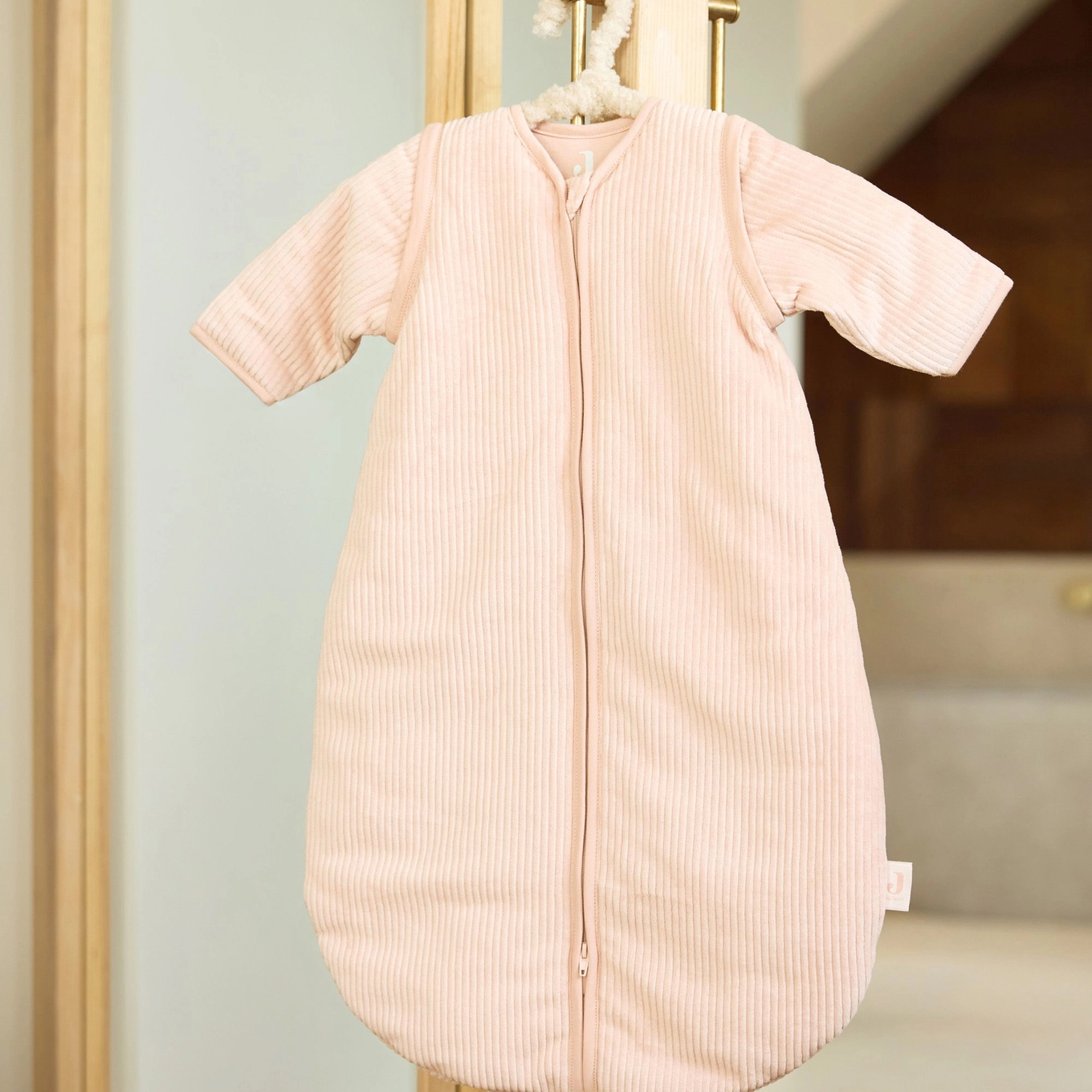 Schlafsack mit abnehmbaren Ärmeln Rosa, 110 cm #2