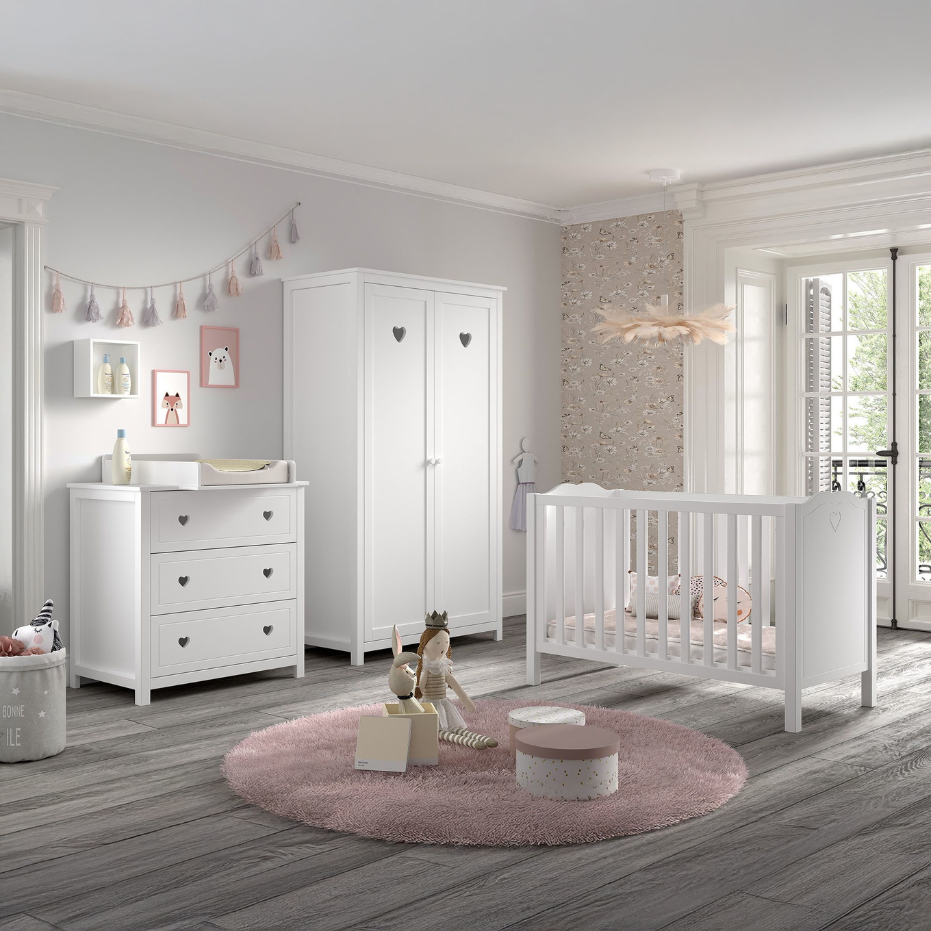 Babyzimmer Amori 4-teilig Set #2