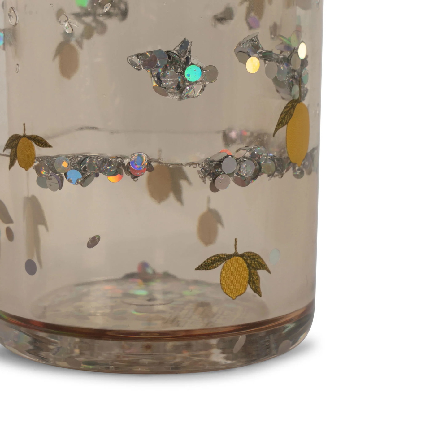 Becher 2er Set Lemon mit Glitzer #2