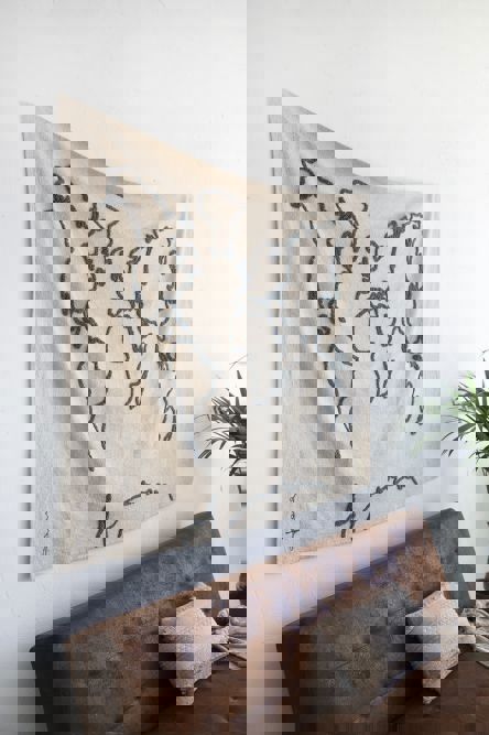 Wanddekoration Canvas Weltkarte 3