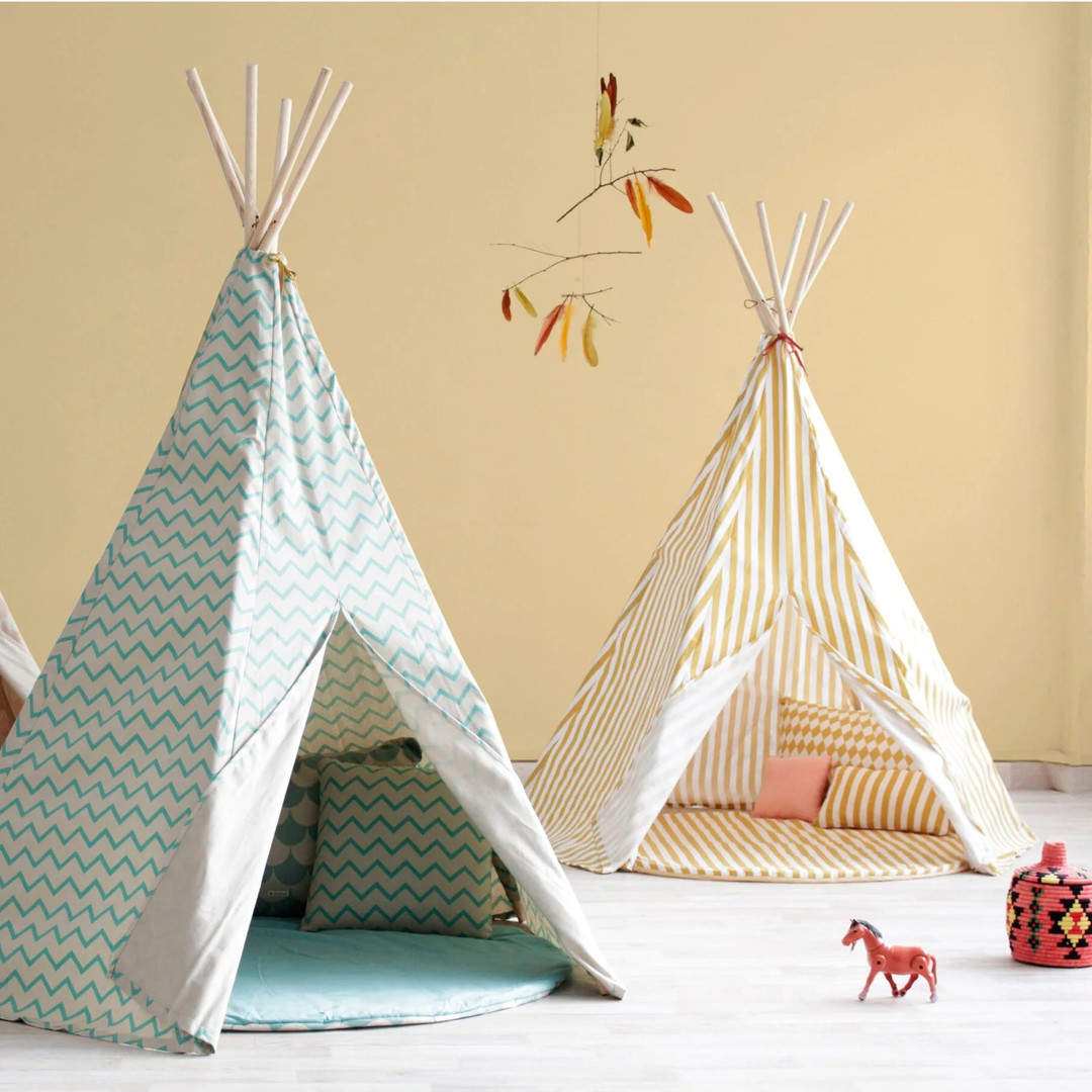 Tipi Zelt Arizona Horizon Line Honey Stripes 2