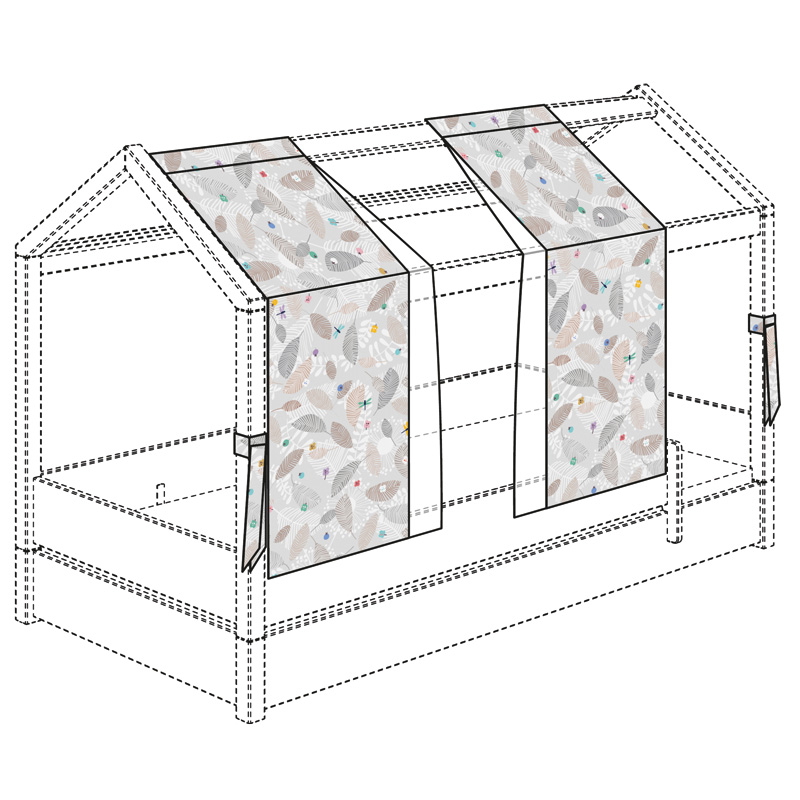 Vorhang-Set Traum Afrika