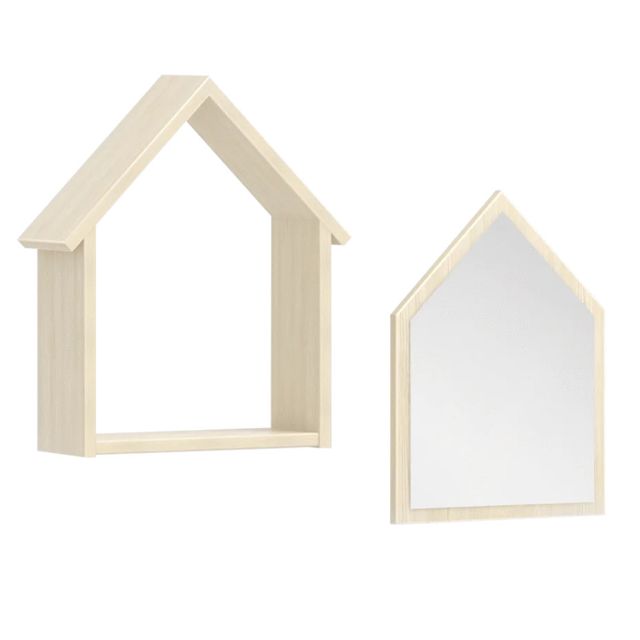 Spiegel-Set Montes Natur