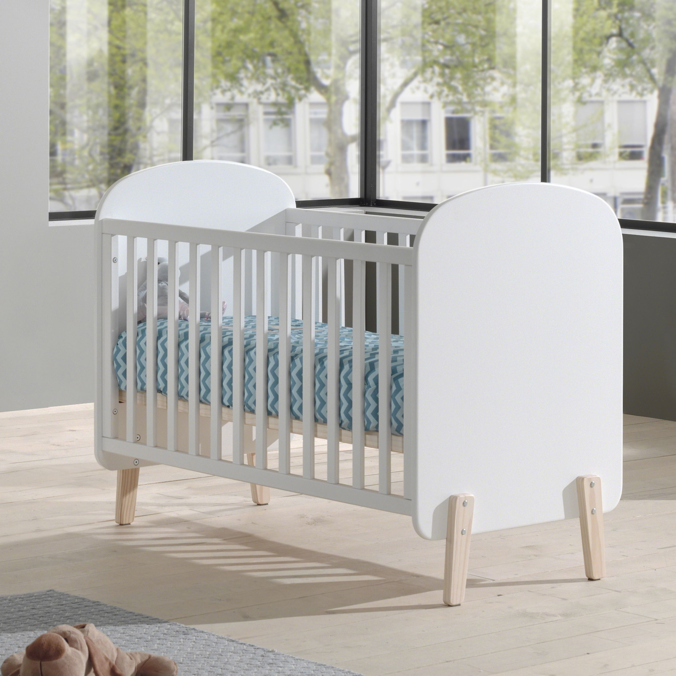 Babybett Kiddy Weiss #2