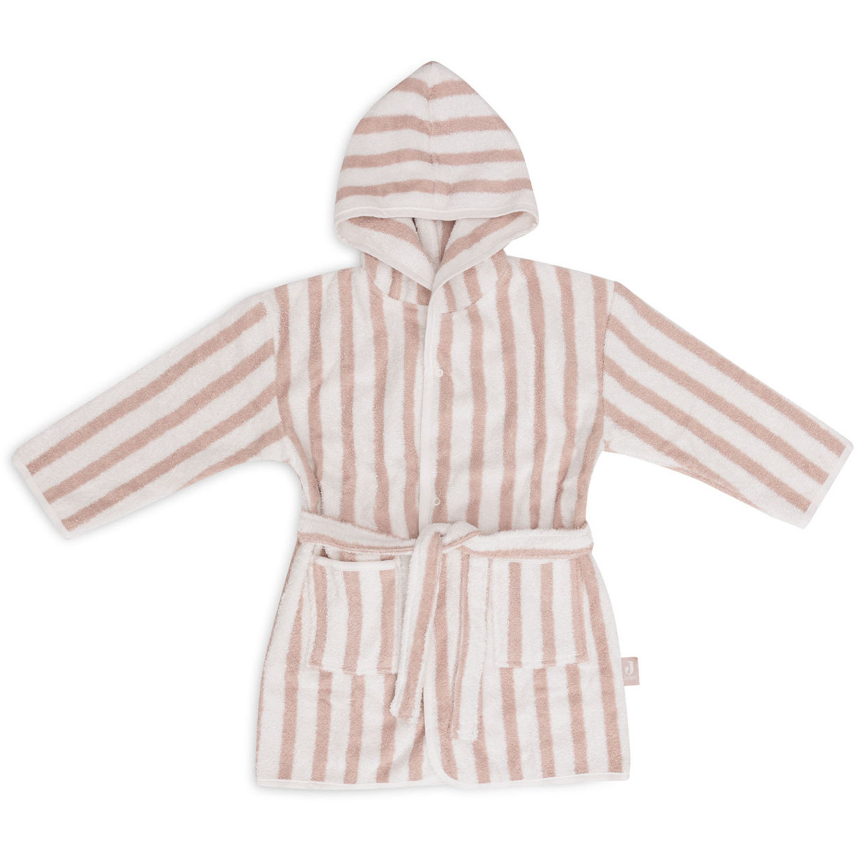 Bademantel Stripe Frottee Wild Rose, 3-4 Jahre