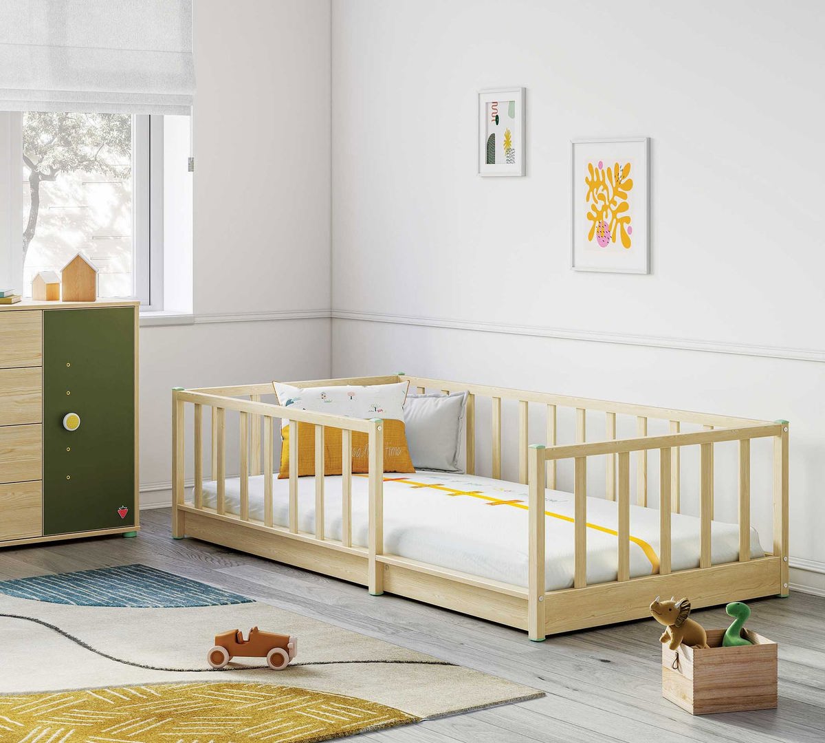 Bett Montes 90x190cm Natur 5