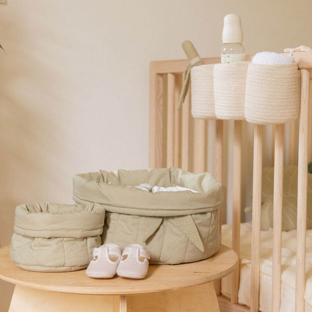 Aufbewahrungskorb Bambie Olive 2er Set #2