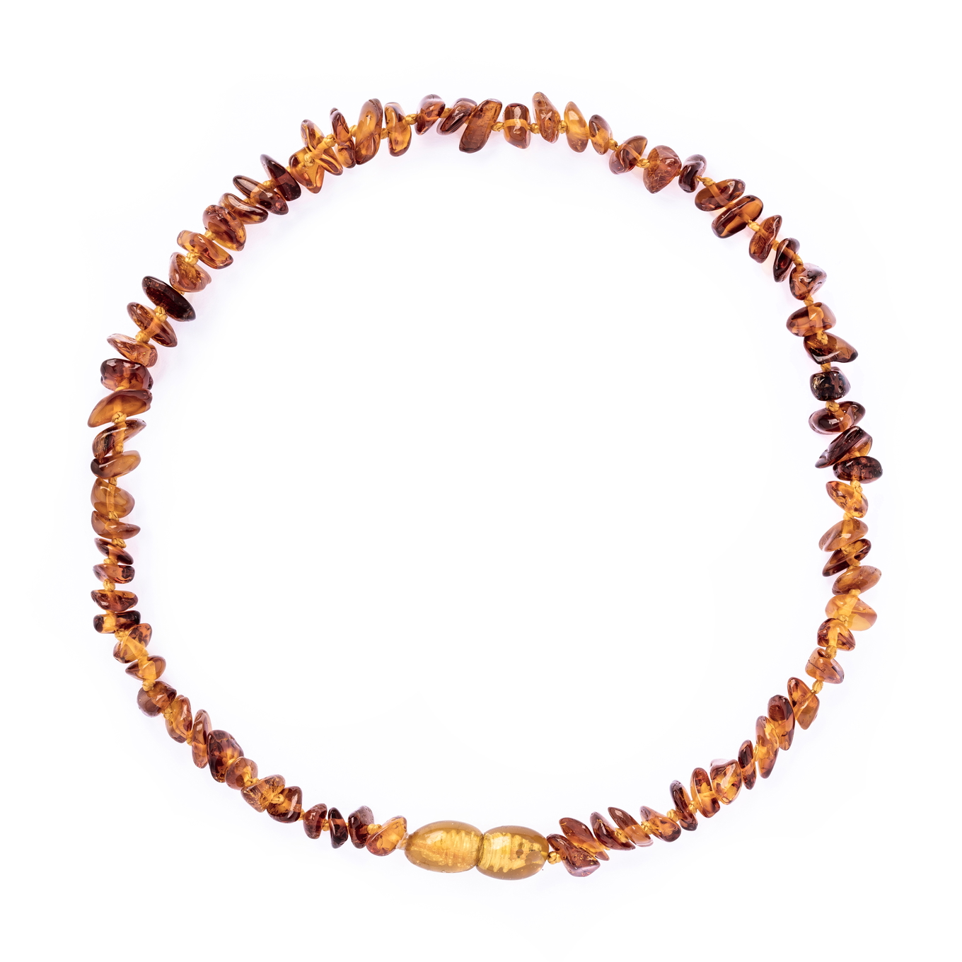 Bernsteinhalskette Baby