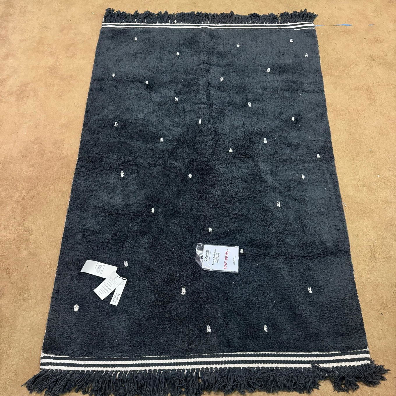 Teppich Emily Dots Anthrazit #2