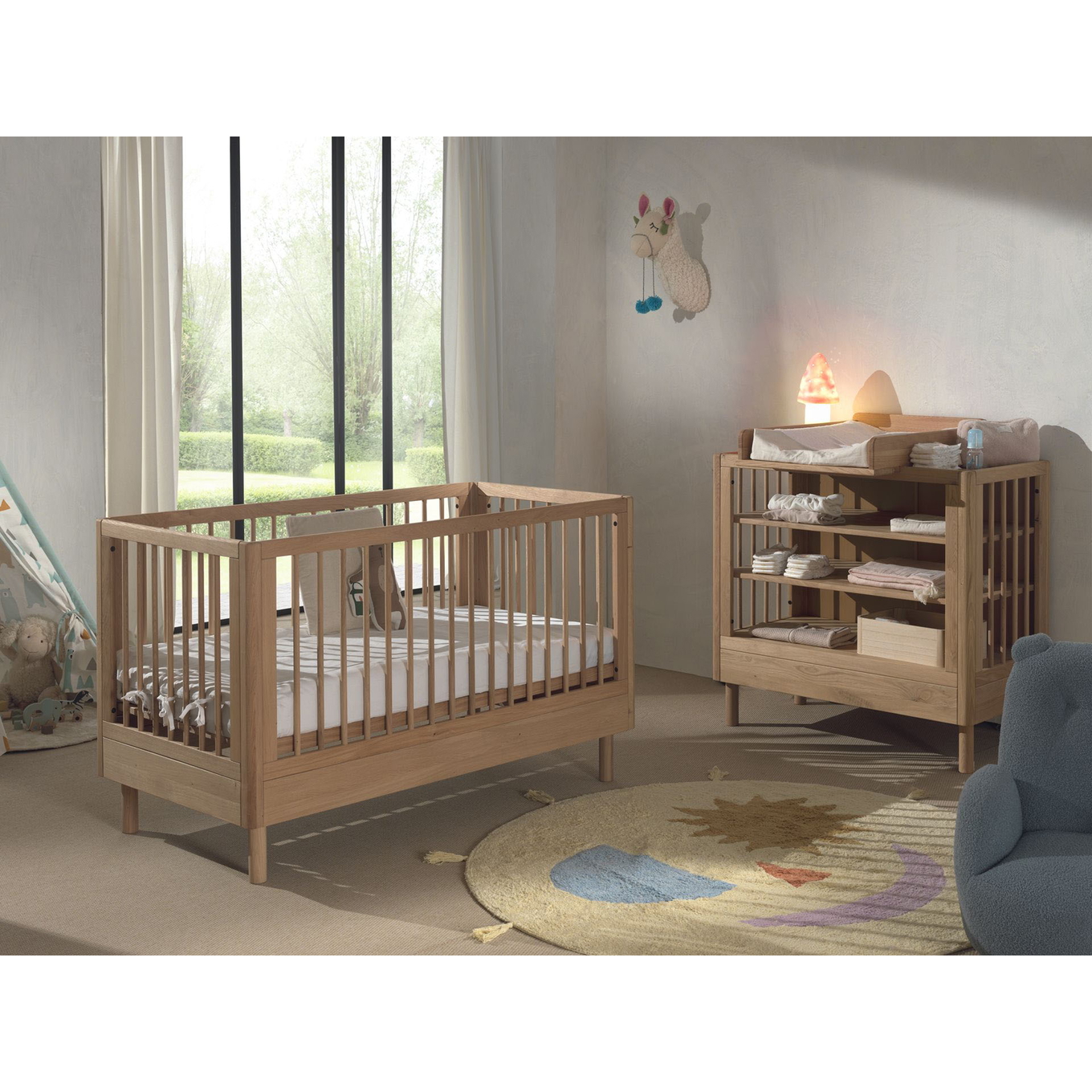 Babyzimmer Forrest Eiche 3-teilig Set C #2