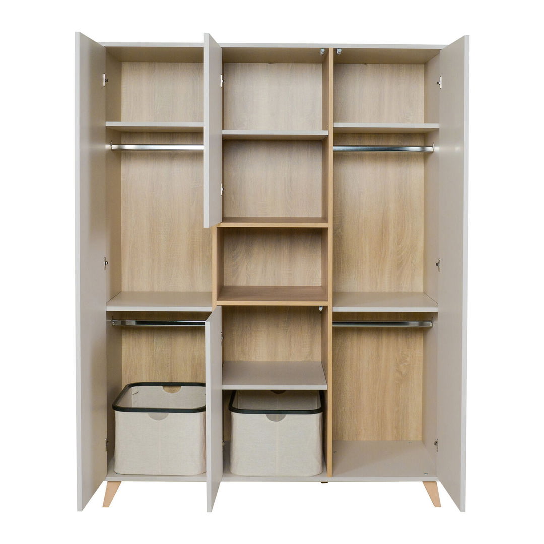 Kleiderschrank Loft Clay, 3-türig 3