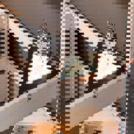 Eckablage Lifetime mit LED-Licht Schwarz #2