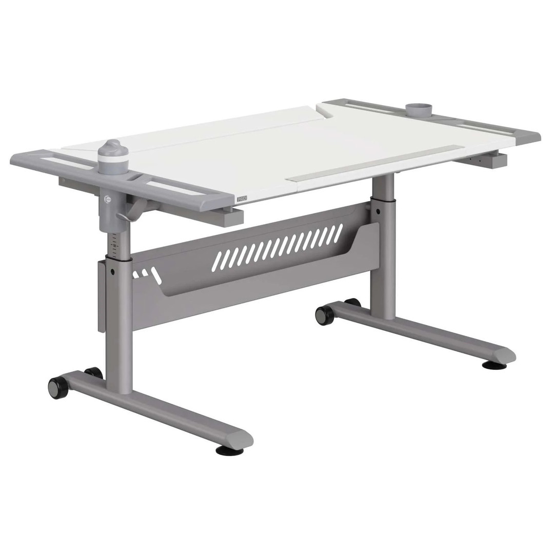 Schreibtisch Tablo Weiss Grau