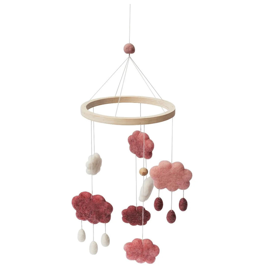 Mobile Wolken Cotton Candy Pink 1