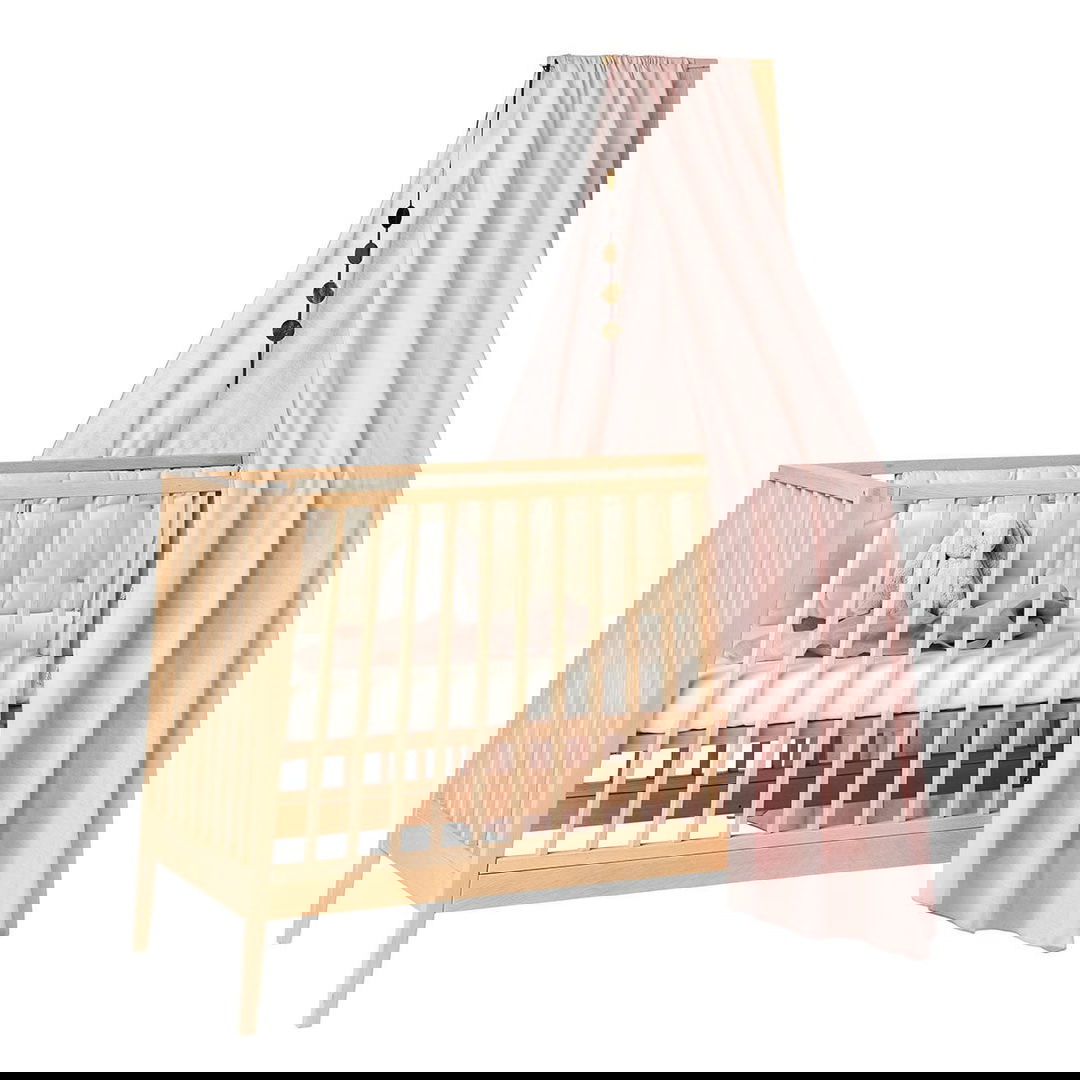 Himmelgestell Leander Linea Babybett Buche 5