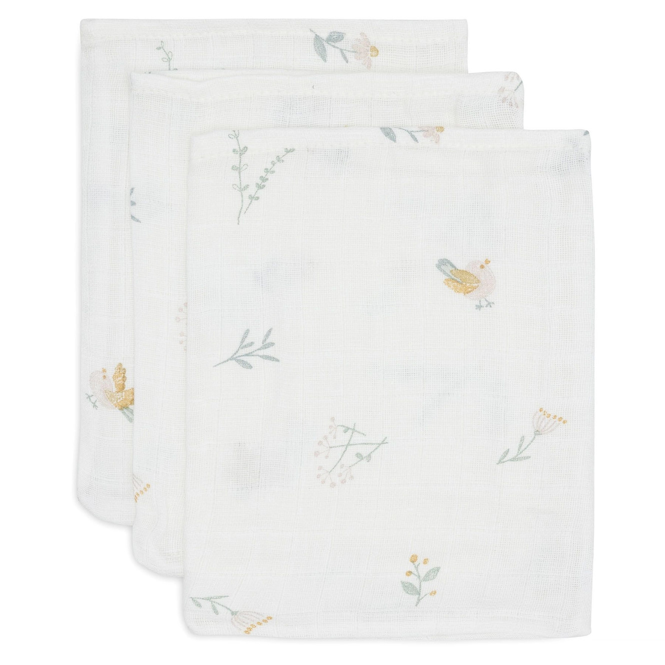 Waschlappen Lovely Birds 3er Set