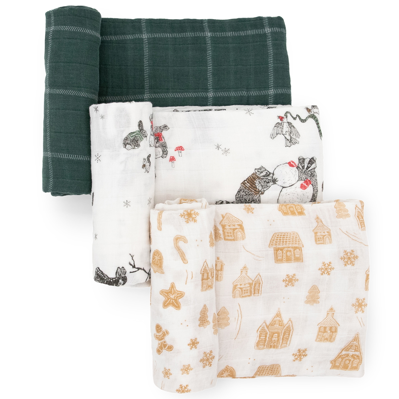 Pucktücher Snow Day 3er-Set