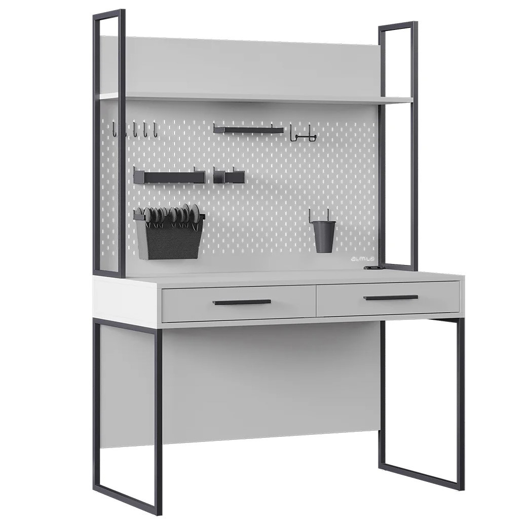 Schreibtisch Legend Moon mit Aufsatz