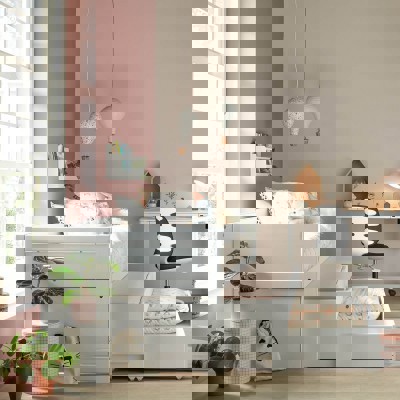 Gästebett für Kojenbett Weiss #2