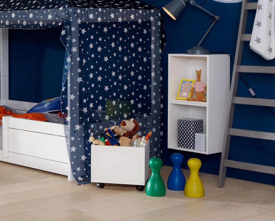 Wandregal Lifetime Weiss lasiert 4