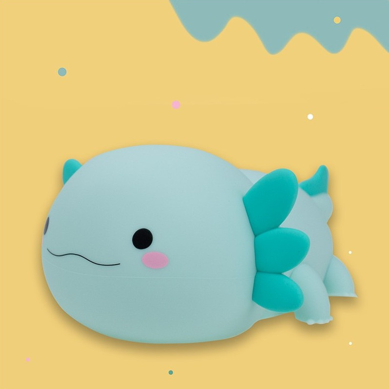 Lampe Axolotl Blau 3