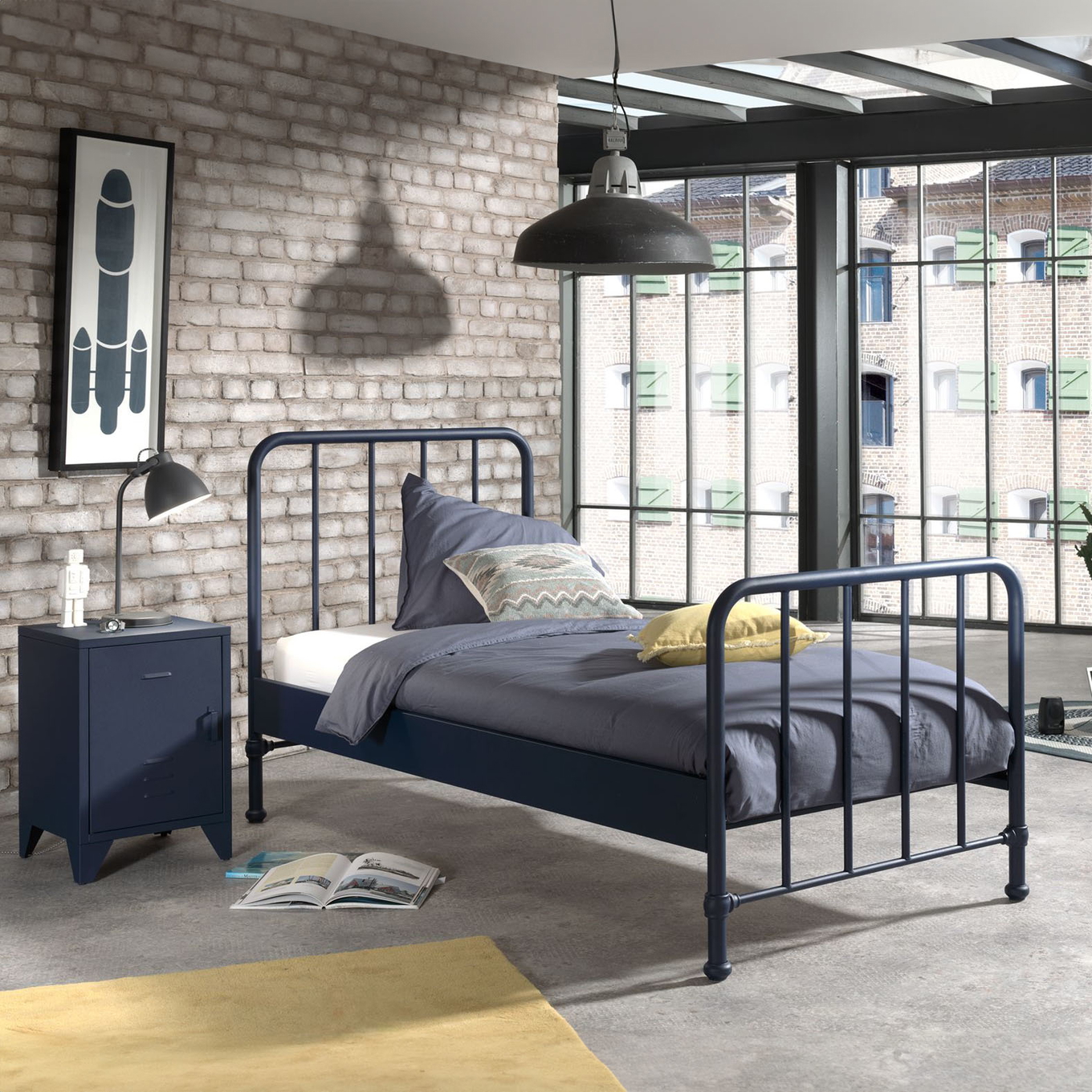 Kinderzimmer Bronxx 2-teilig Set Blau #2