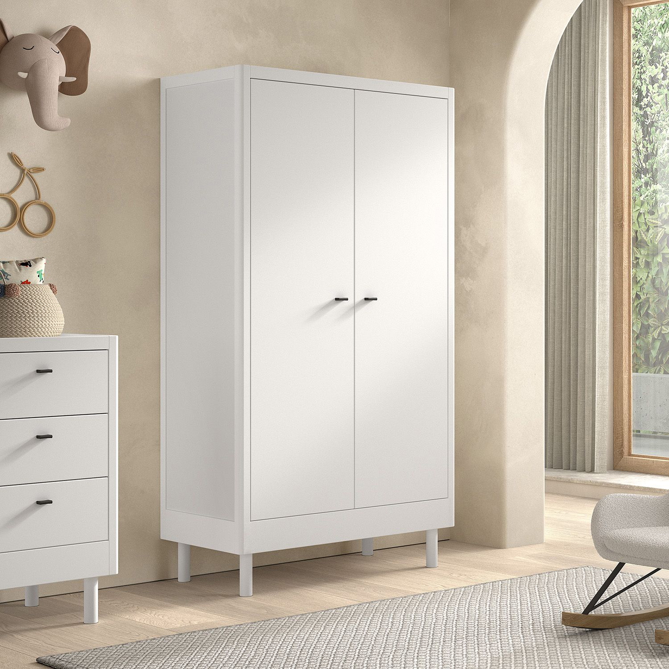 Kinderzimmer Forrest Buche 4-teilig Set C 5