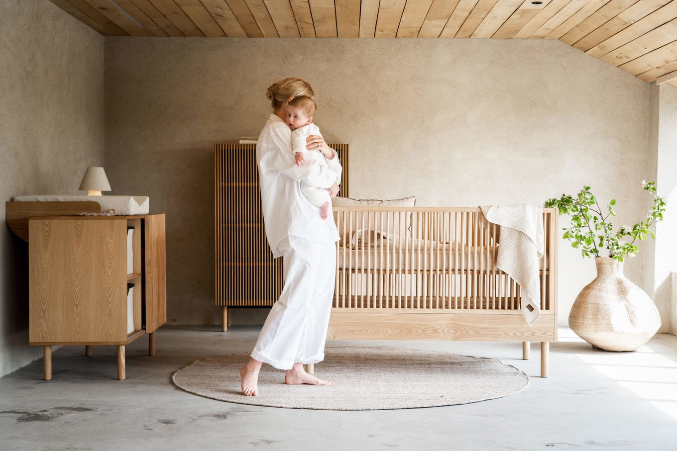 Babybett Hai No Ki Wood 12