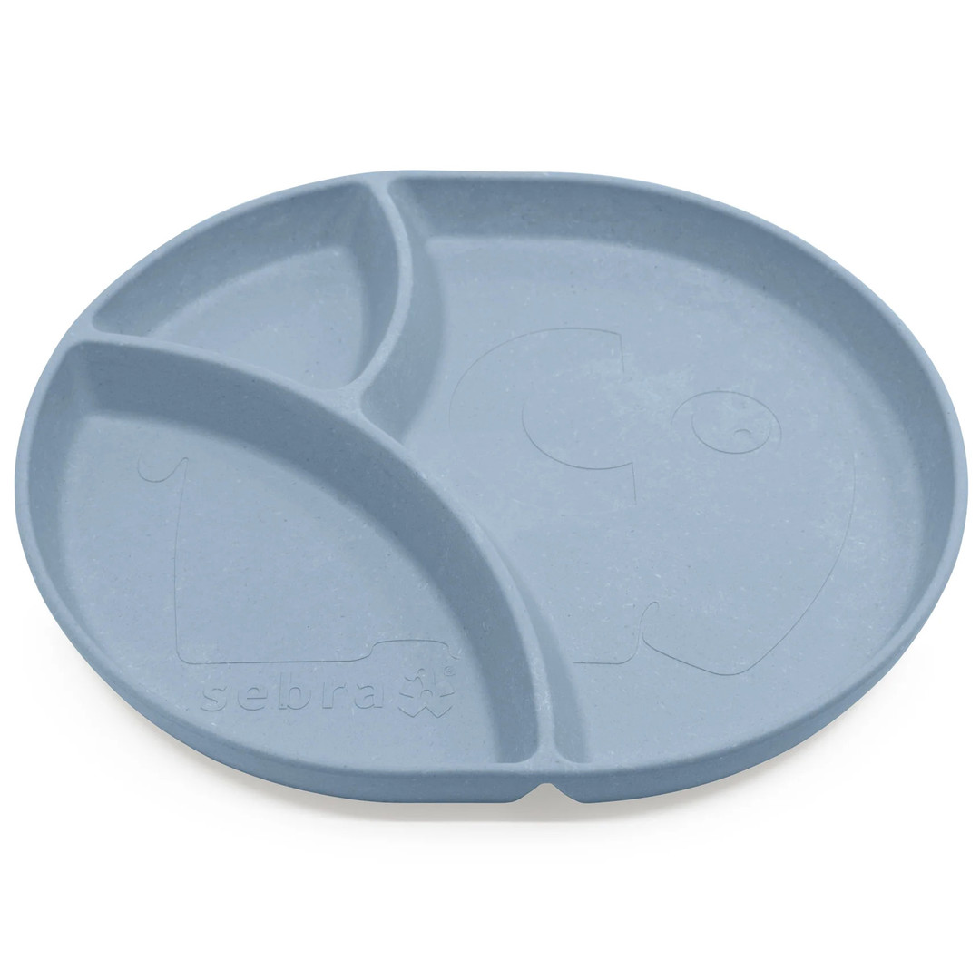 Menüteller Mums Puderblau