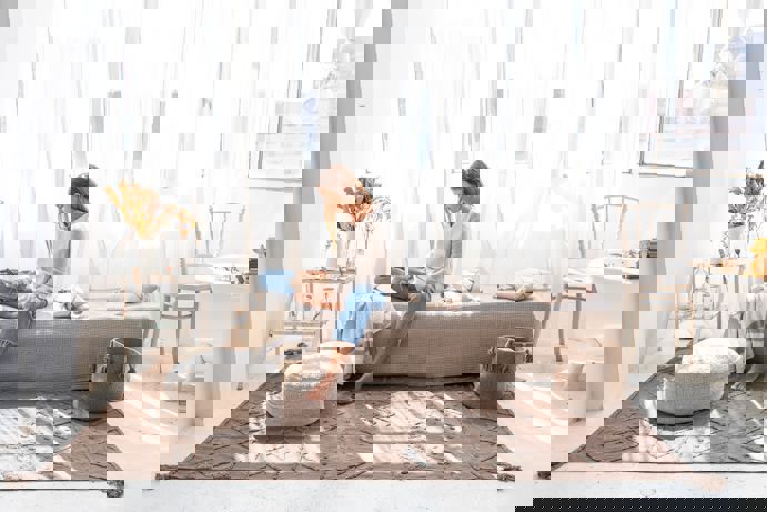 Aufbewahrungskorb Woody Braun 5