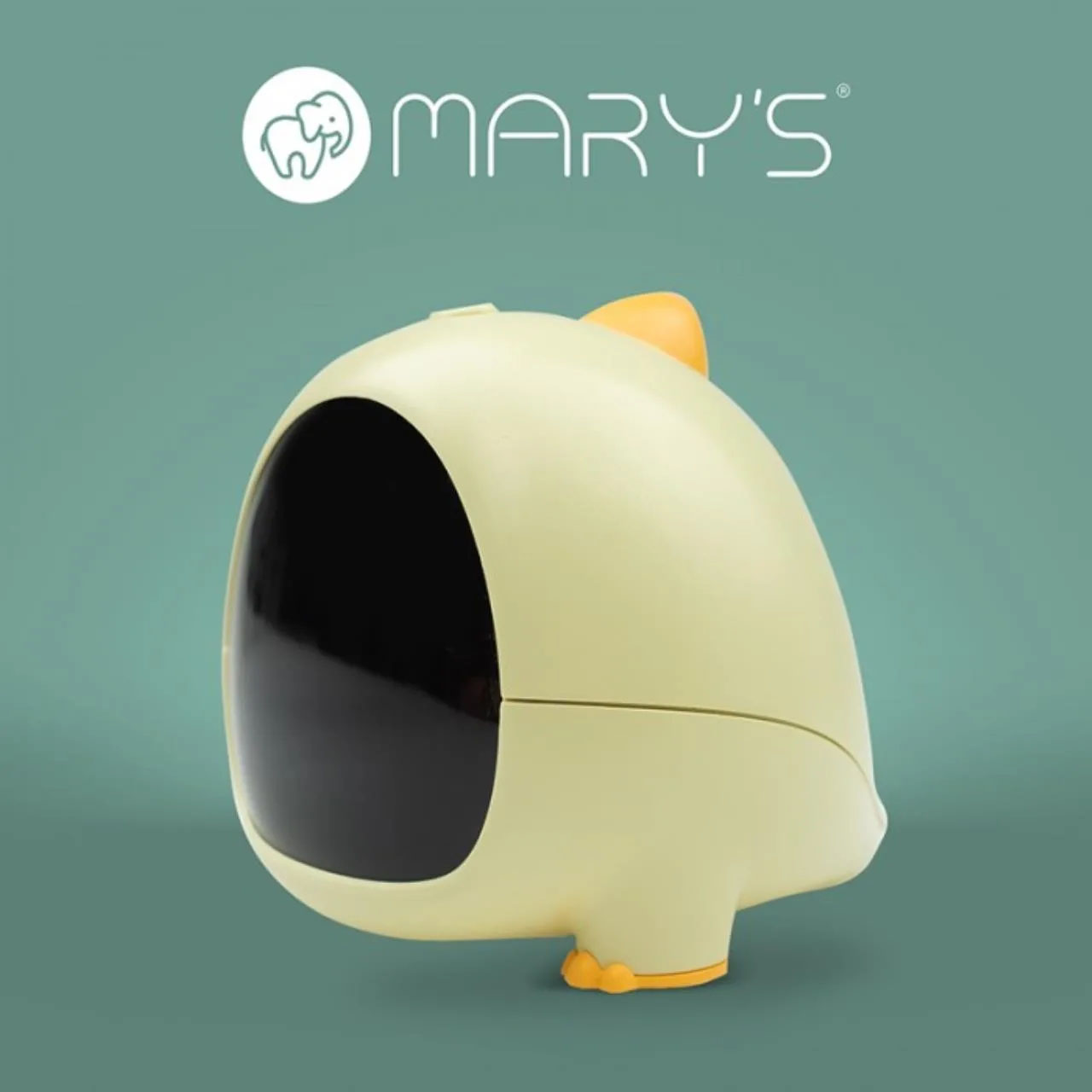 Wecker Kleiner Dino Gelb 3