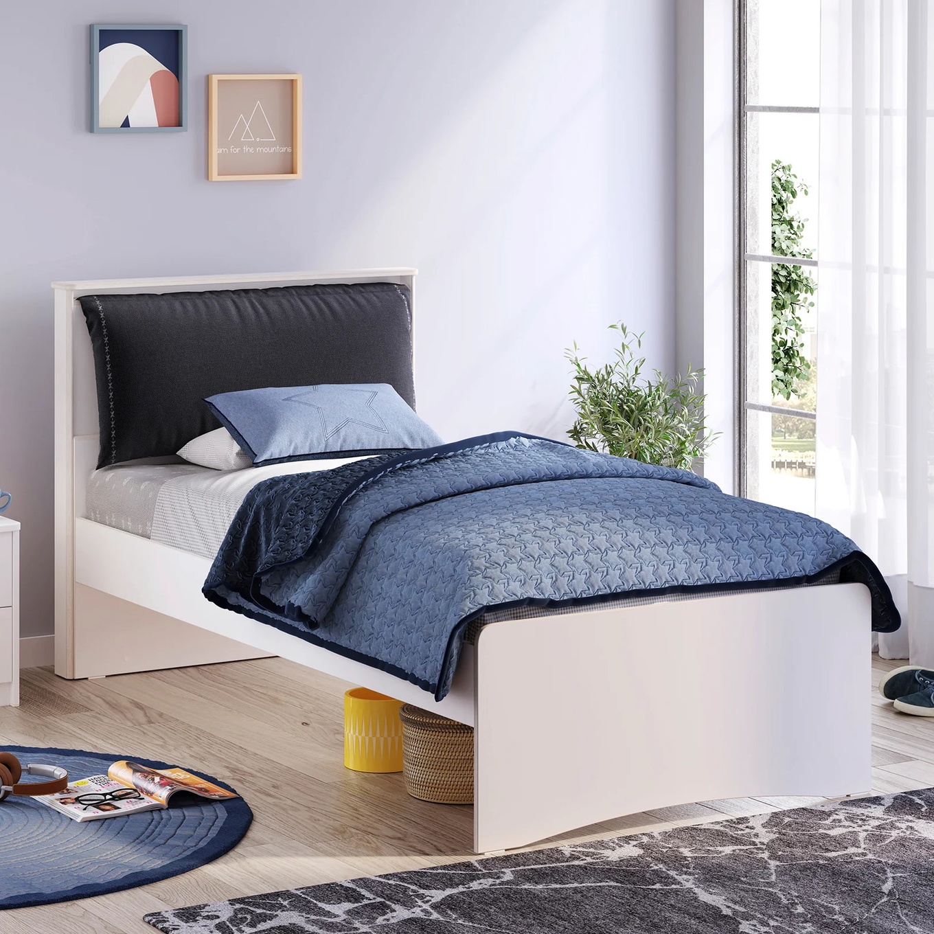 Kopfkissen für Cilek Betten Anthrazit, 100 x 200 cm #2