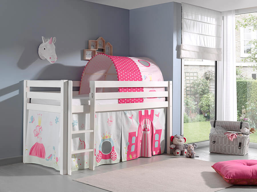 Halbhohes Bett Pino Weiss 3