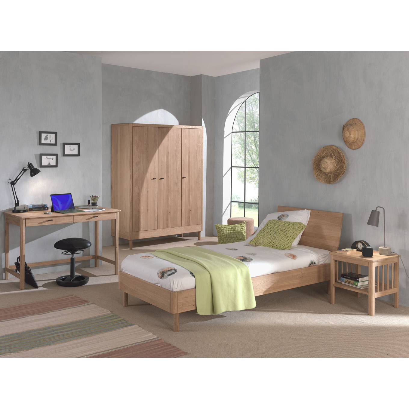 Kinderzimmer Forrest Eiche 4-teilig Set J #2