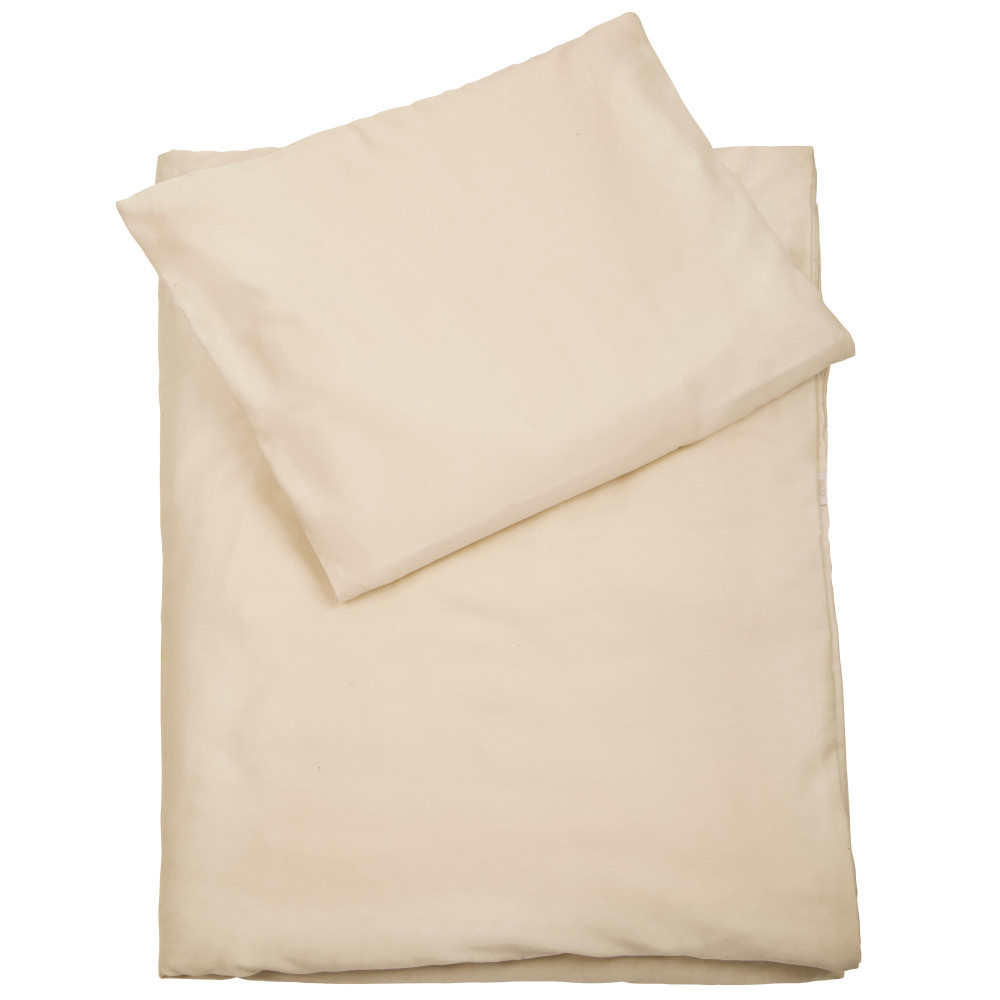 Baby Bettwäsche Uni Beige