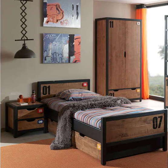 Bett Alex inkl. Ausziehkasten #2