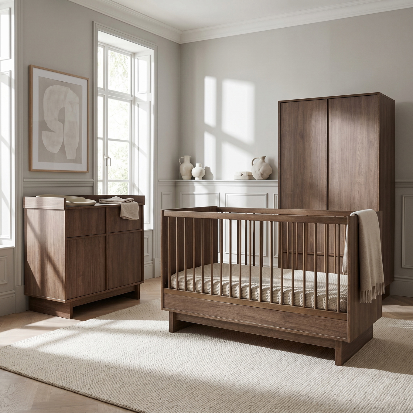 Babyzimmer Kyo Set 3-teilig  Walnut #2