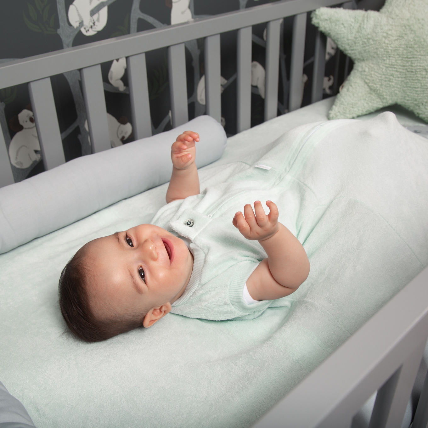 ZEWI-Decke Mint 60 x 120 cm 3