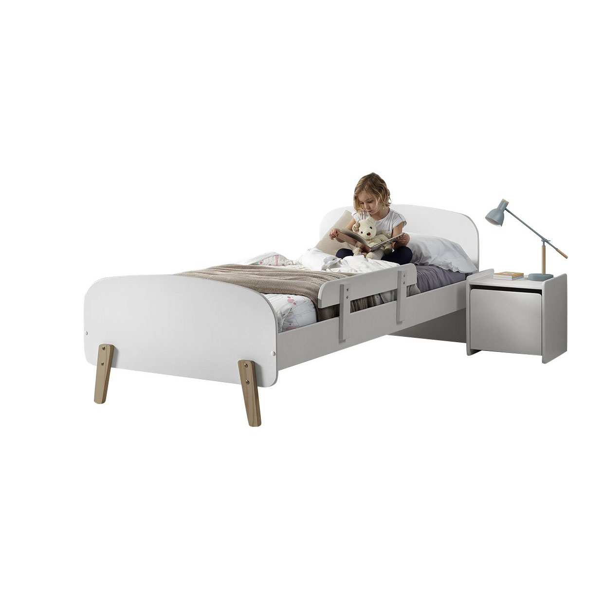Kinderzimmer Kiddy 3-teilig Set C Weiss