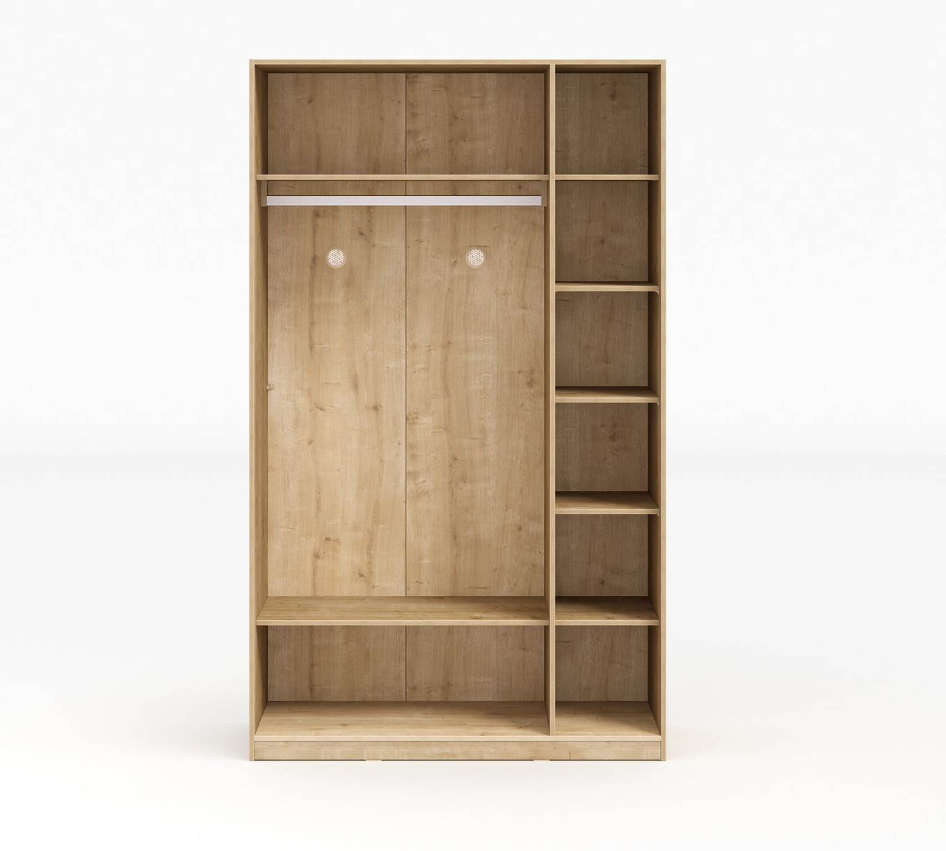 Kleiderschrank Mocha 3-türig 4