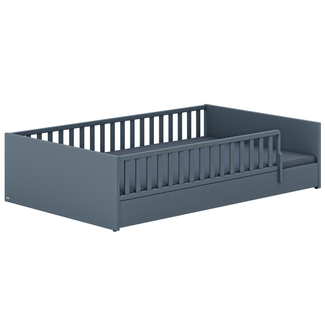 Bett Little Flo Blau, 120 x 200 cm