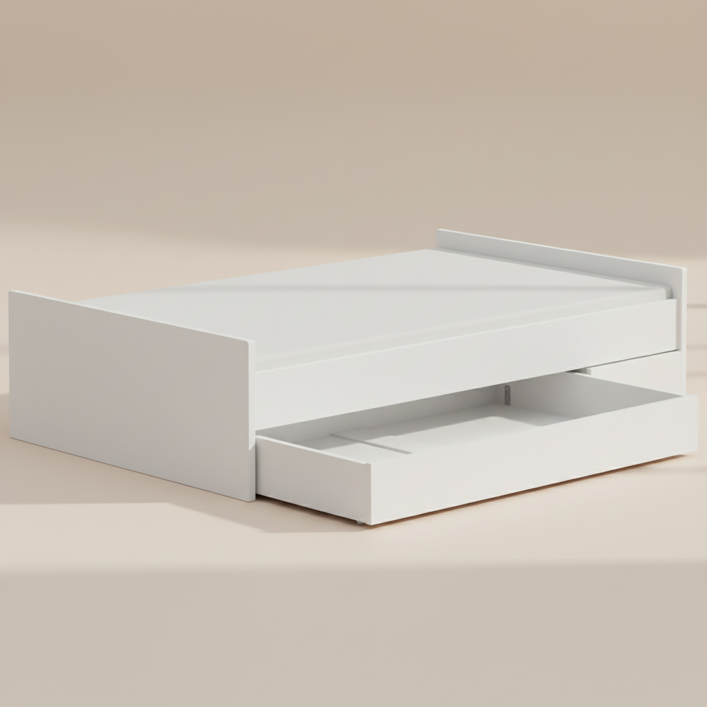 Bettschublade 3/4 Little Flo Weiss #2